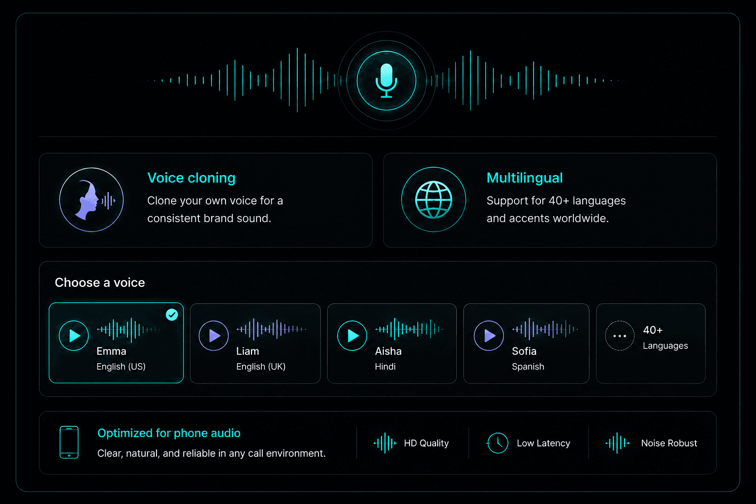 Pick the voice workflow